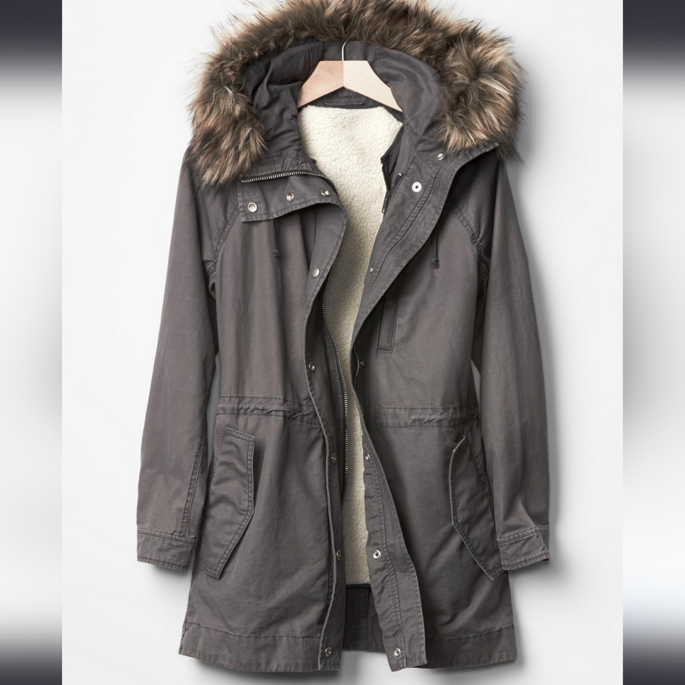 Gap Sherpa Lined Parka